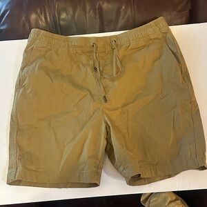 GAP Dark Khaki Drawstring Waist Shorts
